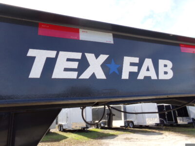 Tex Fab 8.5' x 40' Gooseneck Open Trailer (Used) - Image 2