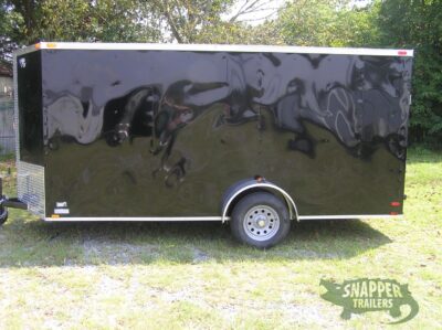 Quality Cargo 6x14 SA Trailer - Black, Ramp, Side Door, Extra Height - Image 3