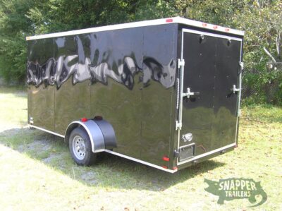 Quality Cargo 6x14 SA Trailer - Black, Ramp, Side Door, Extra Height - Image 5