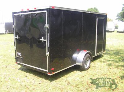 Quality Cargo 6x14 SA Trailer - Black, Ramp, Side Door, Extra Height - Image 9