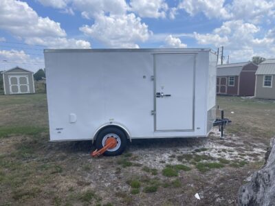 Freedom Trailers  7x12SABL - Wh, DD, BL, +3 Height