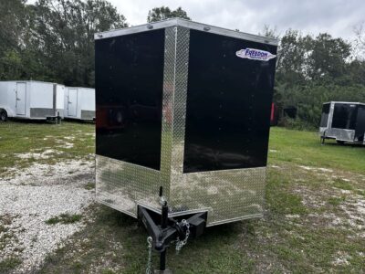 Freedom Trailers 7x14 TA Trailer - Black, Ramp, Side Door, Extra Height - Image 11