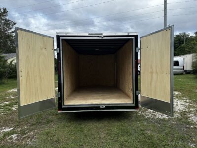 Freedom Trailers 7x14 TA Trailer - Black, Ramp, Side Door, Extra Height - Image 5