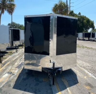 Freedom Trailers 7x16 TA Trailer - White, Ramp, Side Door, Extra Height - Image 7