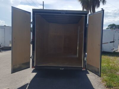 Diamond Cargo 6x10 SA Trailer - Black, Barn Doors, Side Door, Extra Height - Image 5