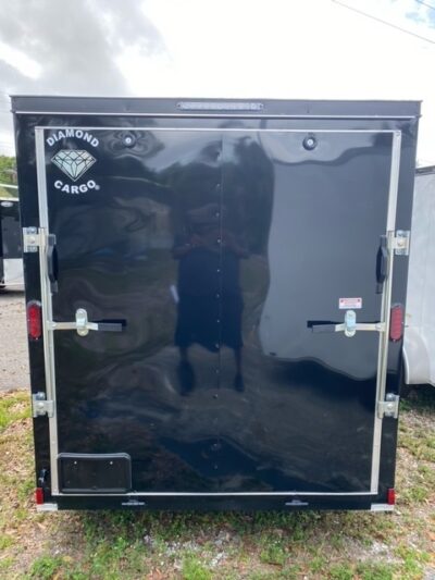 Diamond Cargo 6x10 SA Trailer - Black, Ramp, Side Door, Extra Height - Image 3