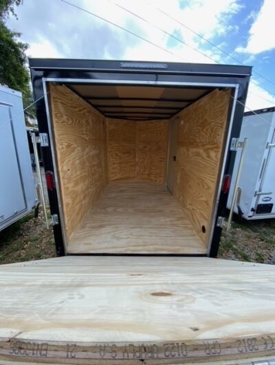 Diamond Cargo 6x10 SA Trailer - Black, Ramp, Side Door, Extra Height - Image 2