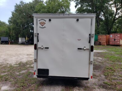 Diamond Cargo 6x10 SA Trailer - White, Ramp, Side Door, Extra Height, Insulated - Image 10