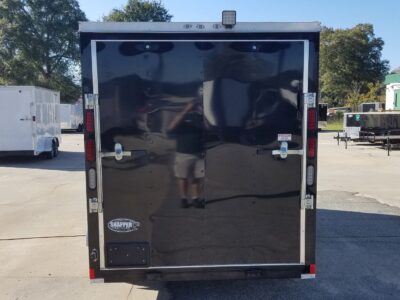 Diamond Cargo 6x14 TA Trailer - Black, Ramp, Side Door, Extra Height, D-Rings, Insulated Ceiling - Image 9