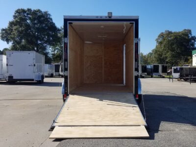 Diamond Cargo 6x14 TA Trailer - Black, Ramp, Side Door, Extra Height, D-Rings, Insulated Ceiling - Image 8