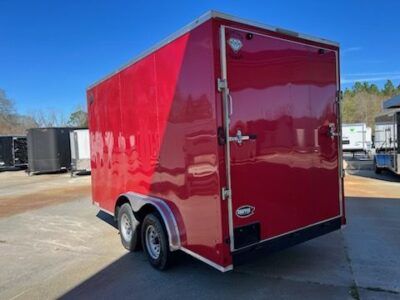 Diamond Cargo  7x14TA3T - Red 030, R, RV+BL, +3 Height, 7ft 6in Int Height, 1x12 OC Floor, 1xNarrow Track Axle, 1x60in Triple Tube, 1xUpg to 36in RV, Dbl .75in Ply Floors, Therma Ceiling, 1x6in Mn Frm - Image 3