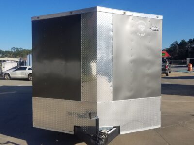 Diamond Cargo 8.5x24 TA Trailer - Charcoal Gray, Barn Doors, Side Door, D-Rings, ThermaCool Ceiling Liner - Image 12