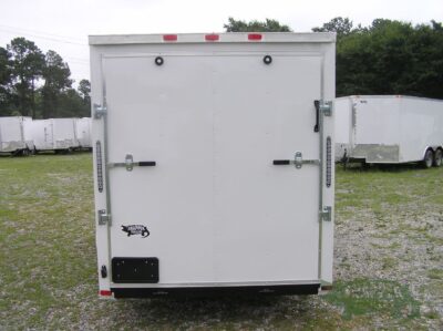 Quality Cargo 6x12 SA Trailer - White, Ramp, Side Door, Extra Height, Roof Vent - Image 5