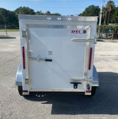 Douglas Trailers 4x6 SA Trailer - White, Rear Swing Door - Image 6