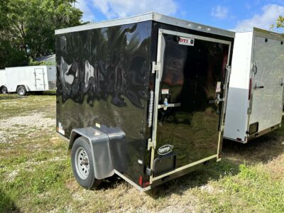 Douglas Trailers 5x8 SA Trailer - Black, Ramp - Image 4