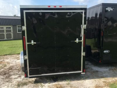 Douglas Trailers 6x14 SA Trailer - Black, Ramp, Side Door - Image 15