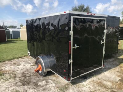 Douglas Trailers 6x14 SA Trailer - Black, Ramp, Side Door - Image 14