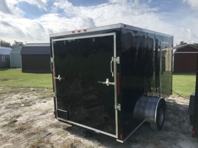 Douglas Trailers 6x14 SA Trailer - Black, Ramp, Side Door - Image 12