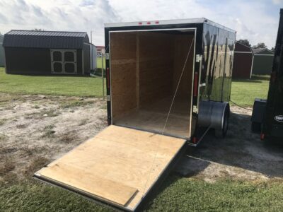 Douglas Trailers 6x14 SA Trailer - Black, Ramp, Side Door - Image 11