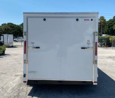 Douglas Trailers 7x12 TA Trailer - White, Ramp, Side Door - Image 6