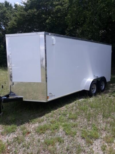 Douglas Trailers  7x16TA2L - White .080 Poly, DD, RV, +3 Height - Image 2