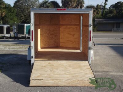 South Georgia Cargo 7x12 SA Trailer - White, Ramp, Side Door - Image 6