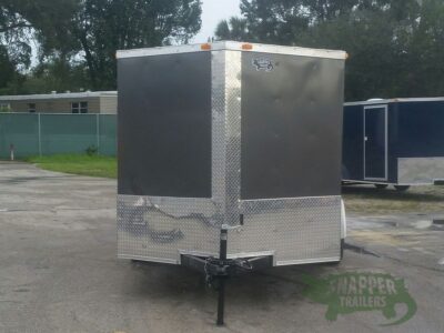 South Georgia Cargo 7x14 TA Trailer - Charcoal Grey, Ramp, Side Door - Image 14