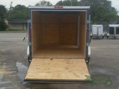 South Georgia Cargo 7x14 TA Trailer - Charcoal Grey, Ramp, Side Door - Image 6