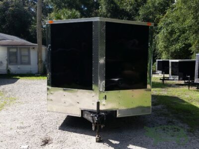 Quality Cargo 8.5x20 TA Trailer - Black, Ramp, Side Door, D-Rings, 5K Axles, and Radials - Image 14