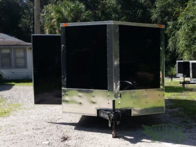 Quality Cargo 8.5x20 TA Trailer - Black, Ramp, Side Door, D-Rings, 5K Axles, and Radials - Image 12