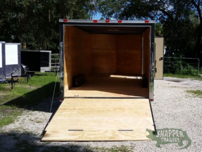 Quality Cargo 8.5x20 TA Trailer - Black, Ramp, Side Door, D-Rings, 5K Axles, and Radials - Image 5