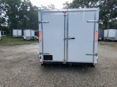 Quality Cargo 7x12 TA Trailer - White, Barn Doors, Side Door, Extra Height - Image 6