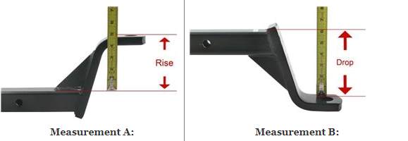 How To Measure For Trailer Hitch Rise Drop Snapper Trailers