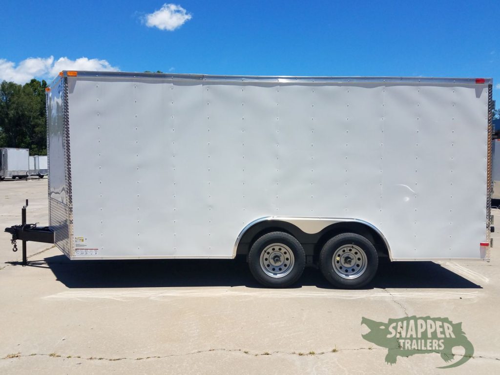 South Georgia Cargo Ta Trailer White Barn Doors Side Door Snapper Trailers