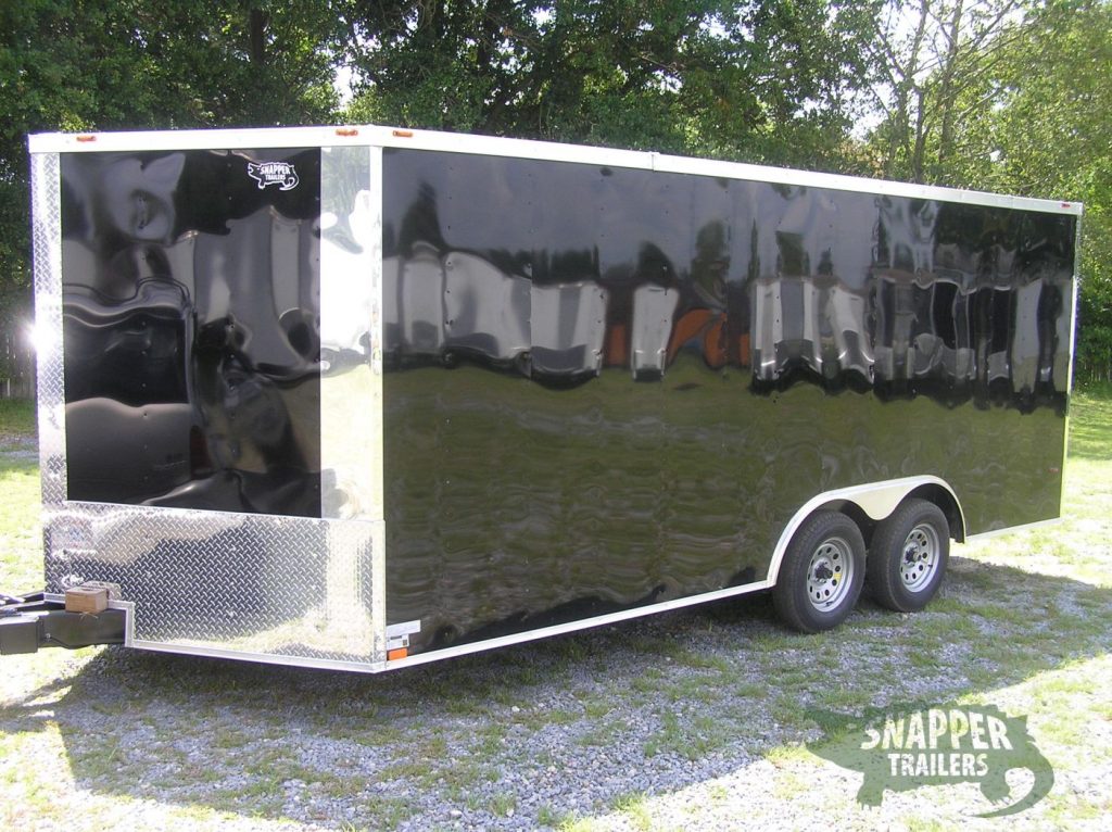 Custom Ta Trailer White Ramp Side Door D Rings Electrical Package E Track And